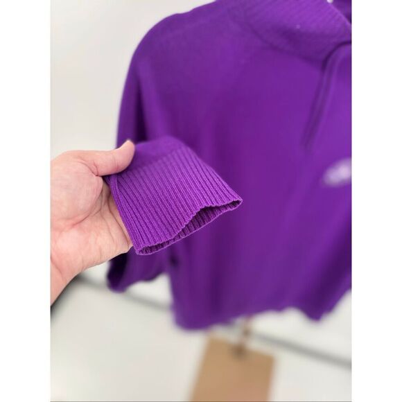 Glenbrae Wool 1/4 Zip Sweater Lahinch Golf Club Purple Long Sleeve Men’s Large - Picture 8 of 9